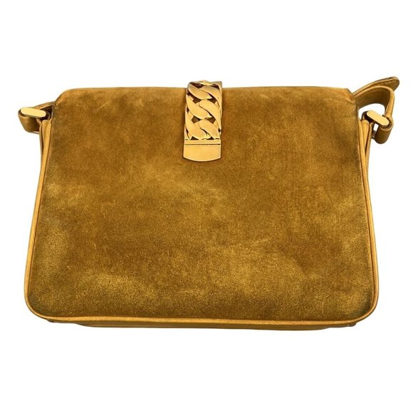 Gucci yellow leather & suede 1975 Sylvie bag in original box - Picture 3 of 13